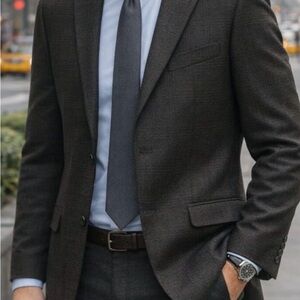 Ermenegildo Zegna Check Plaid Sports Coat